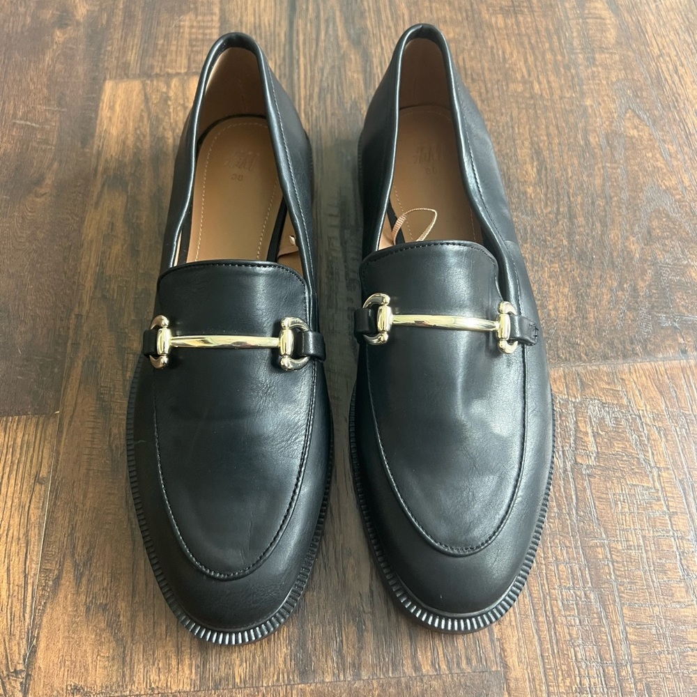 Black Loafers size 7